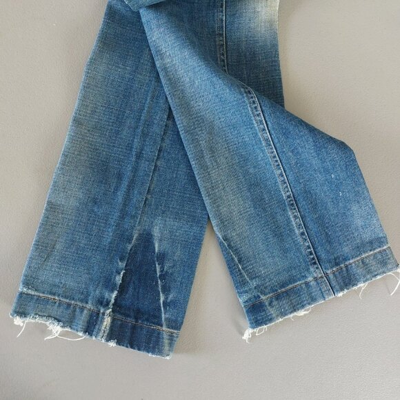 Dolce & Gabbana Vintage Y2K Jeans 42 Bootcut Flare Low Rise Embroidery Studs - Picture 11 of 16